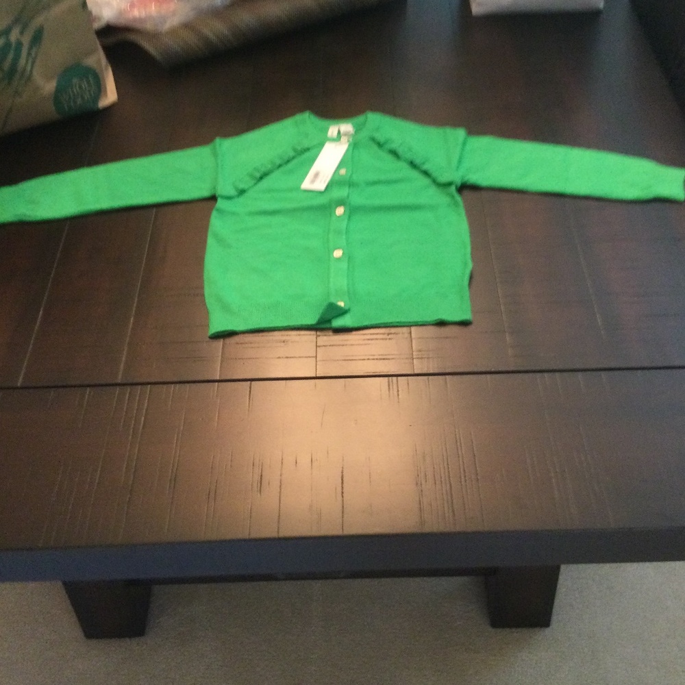 Long sleeve cardigan sweater girls size 3